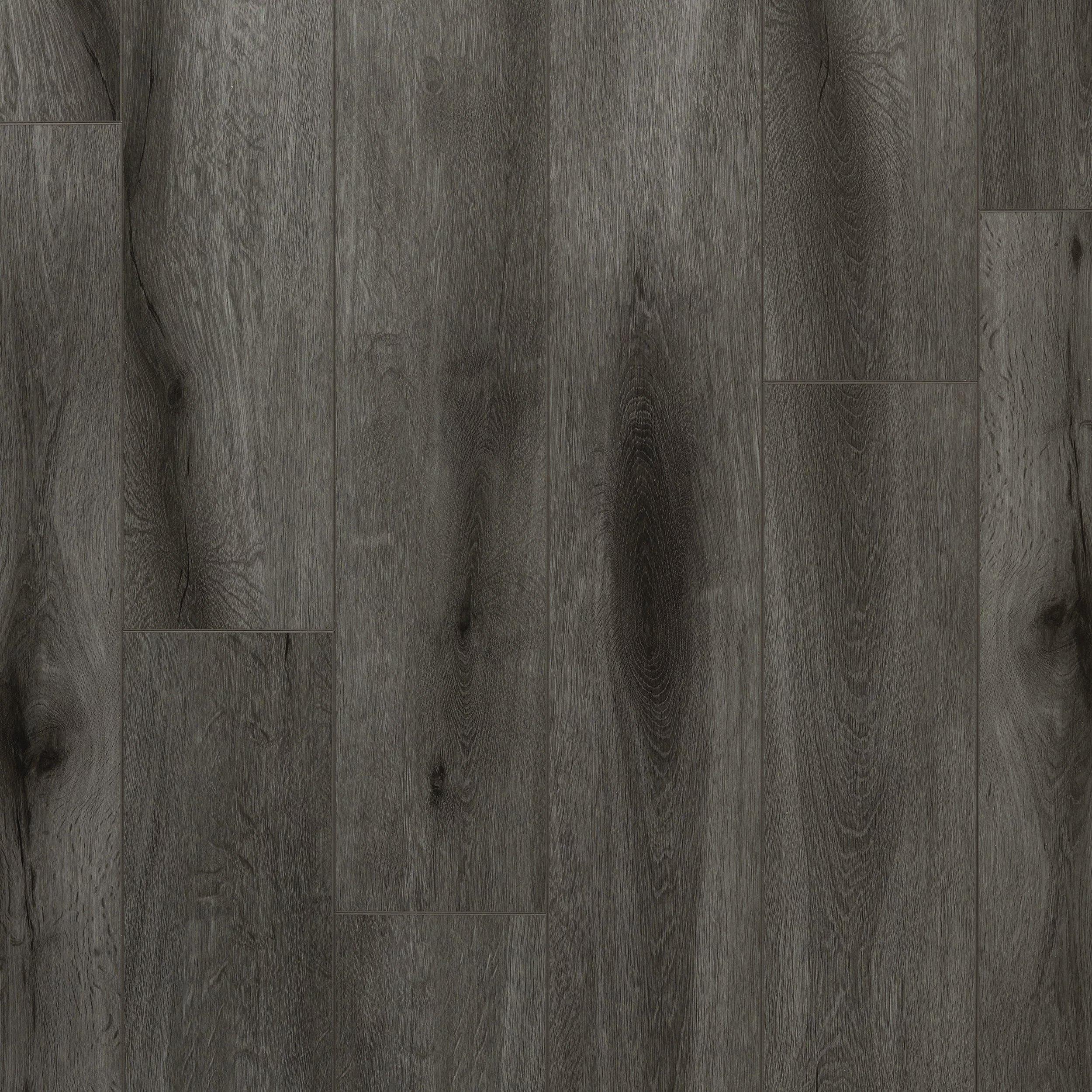 Neptune Gray Waterproof Rigid Core Luxury Vinyl Plank - Cork Pad