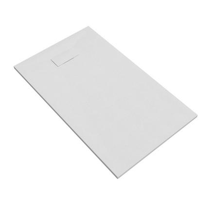 UpHome 32 x 60in. Solid Composite Stone White Sand Shower Base with Casted Drain Plate UpHome 32 x 60in. Solid Composite Stone White Sand Shower Base with Casted Drain Plate