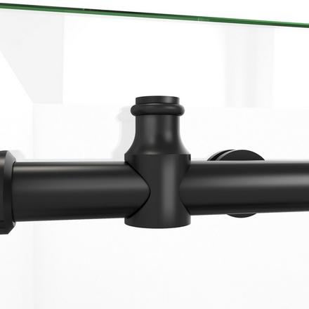 Enigma-X Matte Black Frameless Sliding Shower Door Enigma-X Matte Black Frameless Sliding Shower Door