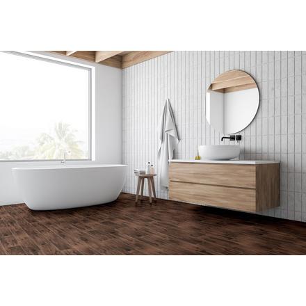Triton Walnut Wood Plank Ceramic Tile Triton Walnut Wood Plank Ceramic Tile