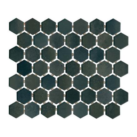 Juniper Mix Finish Ceramic Hexagon Mosaic Juniper Mix Finish Ceramic Hexagon Mosaic