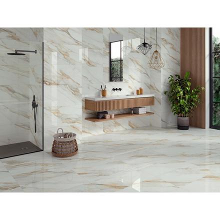 Romana Bianca Polished Porcelain Tile Romana Bianca Polished Porcelain Tile
