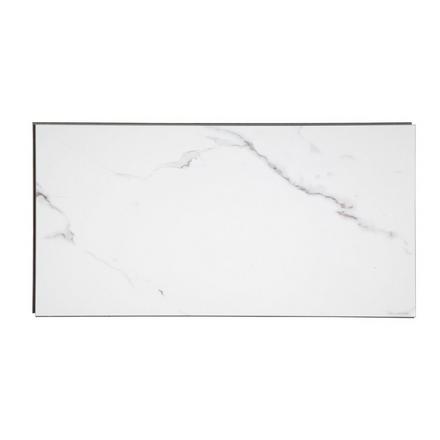 Bianco Matte Waterproof Rigid Core Luxury Vinyl Tile - Foam Pad Bianco Matte Waterproof Rigid Core Luxury Vinyl Tile - Foam Pad