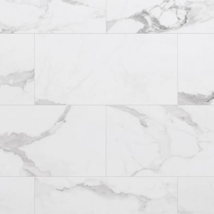 Bianco Matte Waterproof Rigid Core Luxury Vinyl Tile - Foam Pad Bianco Matte Waterproof Rigid Core Luxury Vinyl Tile - Foam Pad