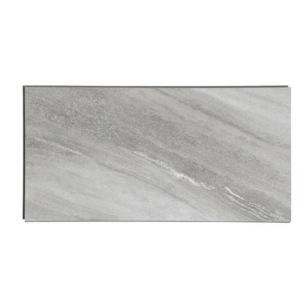 Brushed Silver Waterproof Rigid Core Luxury Vinyl Tile - Foam Pad Brushed Silver Waterproof Rigid Core Luxury Vinyl Tile - Foam Pad
