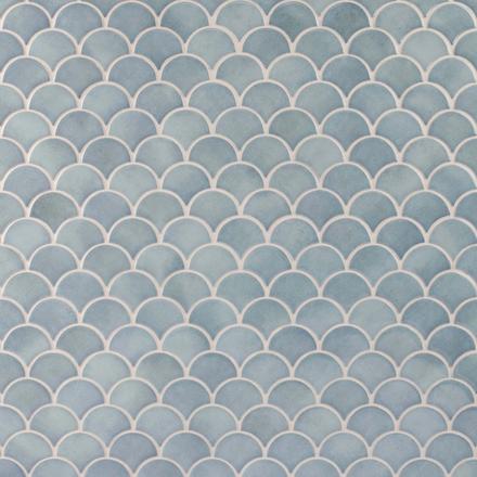 La Jolla Fan Porcelain Mosaic La Jolla Fan Porcelain Mosaic