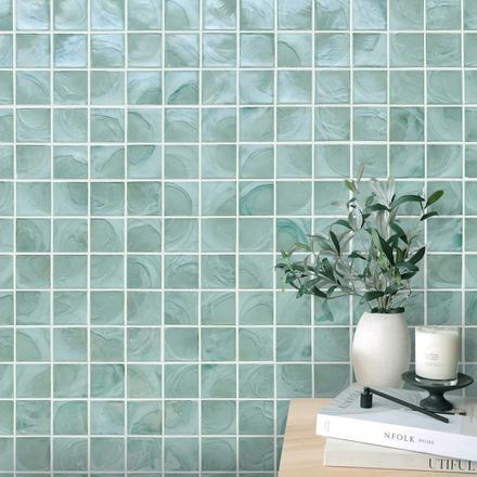 Antigua Square Hot Glass Mosaic Antigua Square Hot Glass Mosaic