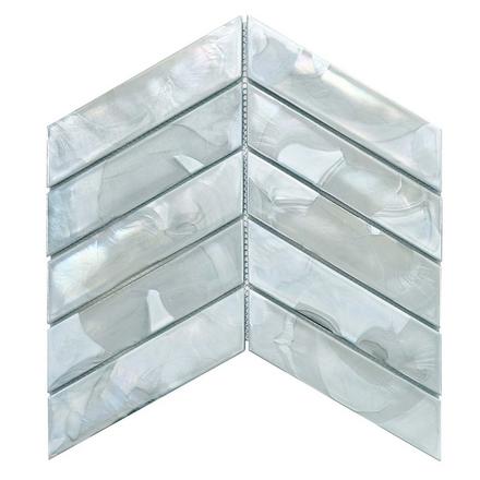 Aella Chevron Hot Glass Mosaic Aella Chevron Hot Glass Mosaic