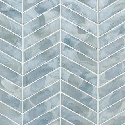 Aella Chevron Hot Glass Mosaic Aella Chevron Hot Glass Mosaic