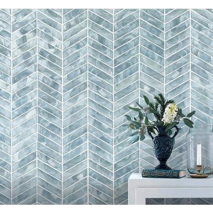 Aella Chevron Hot Glass Mosaic Aella Chevron Hot Glass Mosaic