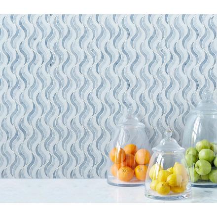 Santana Wave Art Glass Mosaic Santana Wave Art Glass Mosaic
