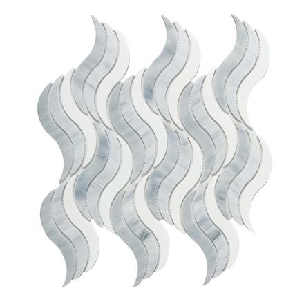 Santana Wave Art Glass Mosaic Santana Wave Art Glass Mosaic