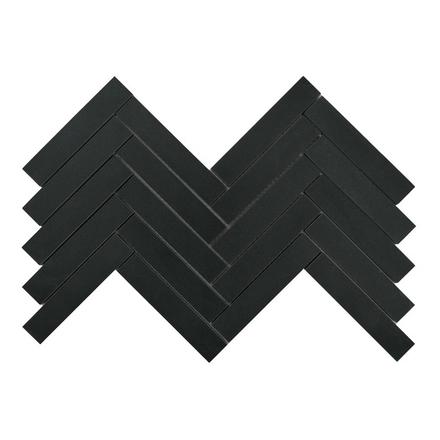 Basalt Herringbone Honed Mosaic Basalt Herringbone Honed Mosaic