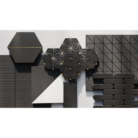 Basalt Stack Honed Mosaic Basalt Stack Honed Mosaic