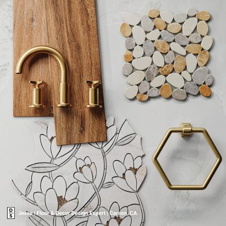 Xander Brushed Gold Towel Ring Xander Brushed Gold Towel Ring