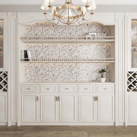Liliana Bianco Orion Brass Waterjet Mosaic Liliana Bianco Orion Brass Waterjet Mosaic