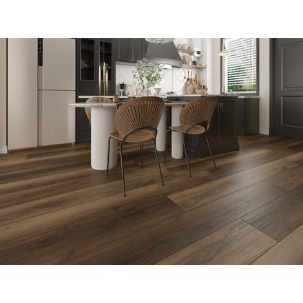 Auburn Oak Waterproof Rigid Core Luxury Vinyl Plank - Cork Pad Auburn Oak Waterproof Rigid Core Luxury Vinyl Plank - Cork Pad