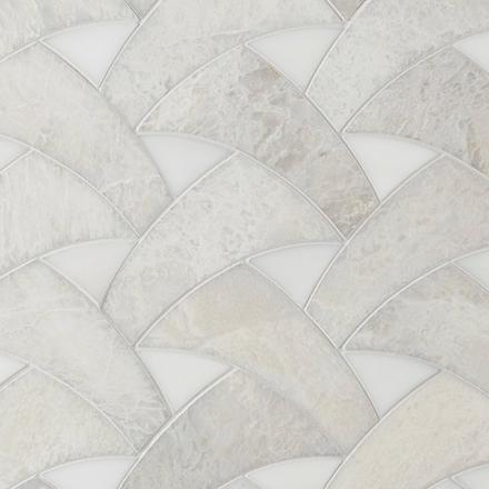 Serene Iceberg Dolomite Polished Marble Mosaic Serene Iceberg Dolomite Polished Marble Mosaic