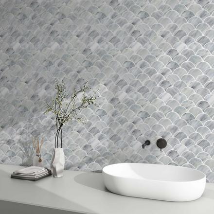 Reva Art Glass Fan Mosaic Reva Art Glass Fan Mosaic