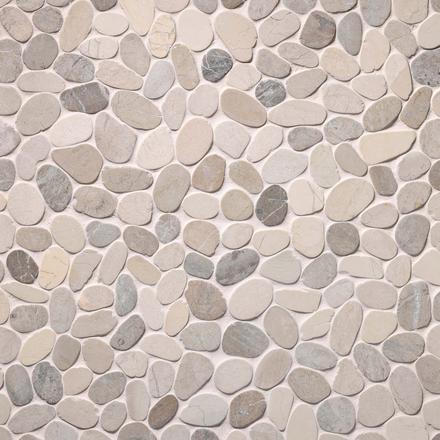 Lucia Tumbled Pebble Marble Mosaic Lucia Tumbled Pebble Marble Mosaic