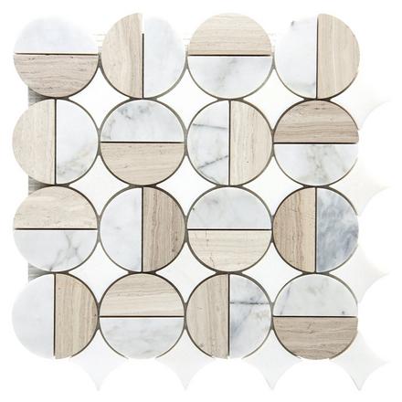 Otto Thassos Valentino Blend Marble Mosaic Otto Thassos Valentino Blend Marble Mosaic