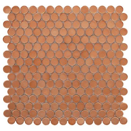 Copper Penny Glass Mosaic Copper Penny Glass Mosaic