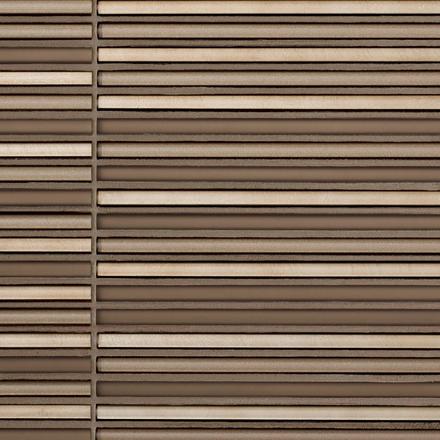 Bronze Fluted Stack Glass Mosaic Bronze Fluted Stack Glass Mosaic