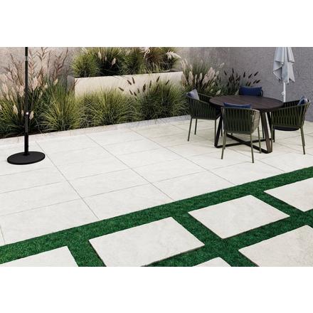 Pietra Blanco Chiseled Edge Porcelain Paver Pietra Blanco Chiseled Edge Porcelain Paver