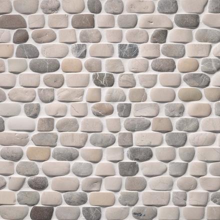 Meeks Bay Beige Strip Pebble Mosaic Meeks Bay Beige Strip Pebble Mosaic
