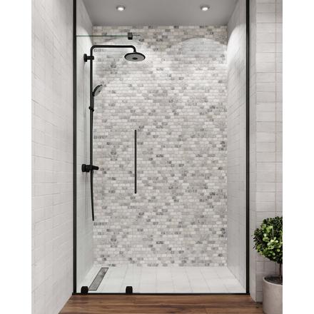 Meeks Bay Beige Strip Pebble Mosaic Meeks Bay Beige Strip Pebble Mosaic