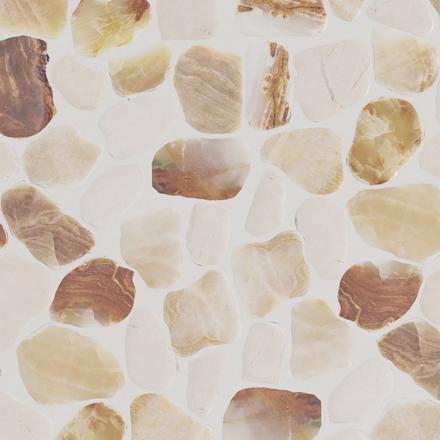 Monteverde Onyx Honed II Pebble Mosaic Monteverde Onyx Honed II Pebble Mosaic