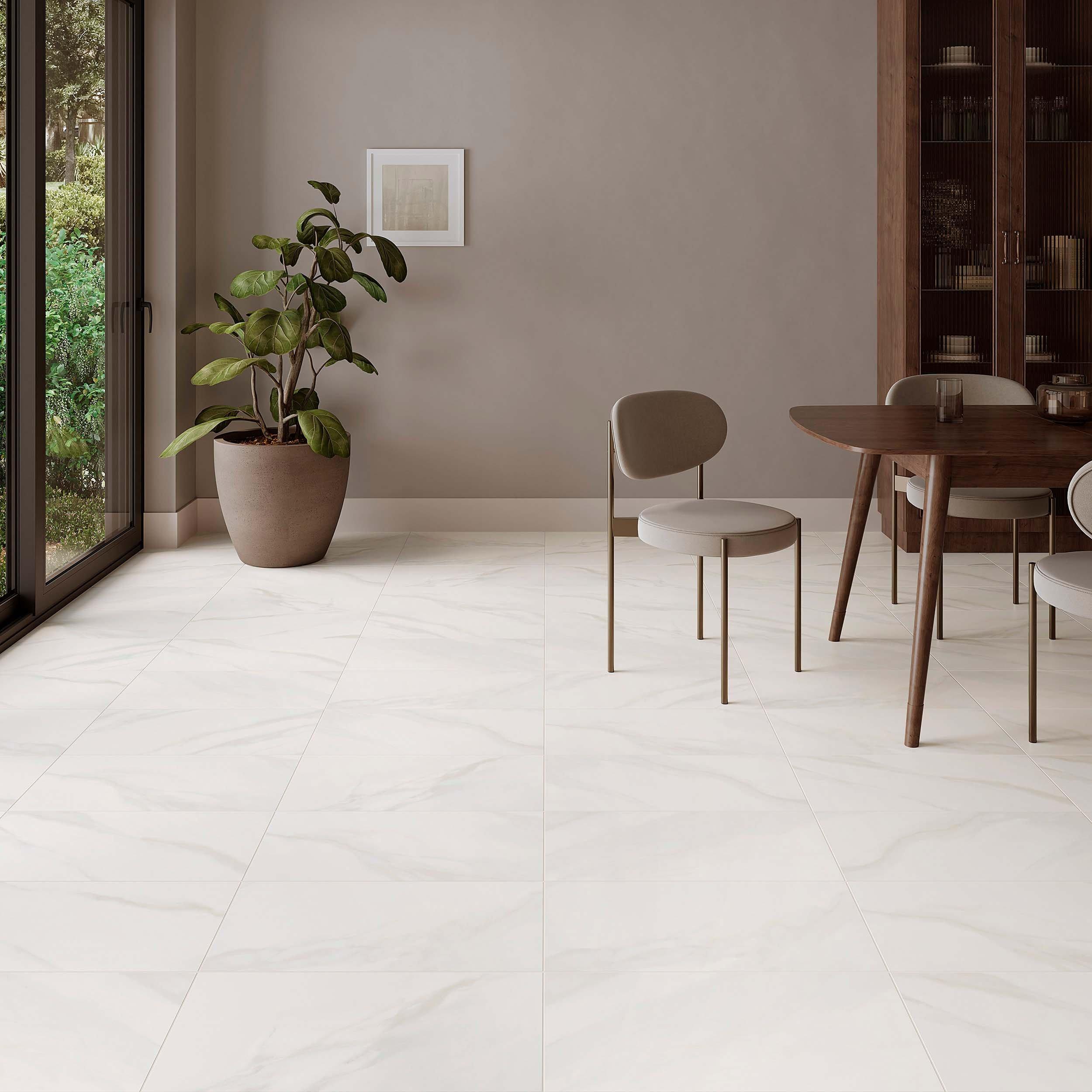 Andover White Porcelain Tile