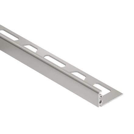 Schluter Jolly Edge Trim 1/2in. Anodized Aluminum Gray Schluter Jolly Edge Trim 1/2in. Anodized Aluminum Gray