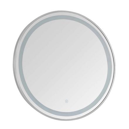 Luna 27.5 in. Brushed Nickel LED Mirror Luna 27.5 in. Brushed Nickel LED Mirror