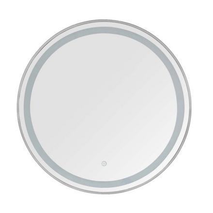 Luna 27.5 in. Brushed Nickel LED Mirror Luna 27.5 in. Brushed Nickel LED Mirror