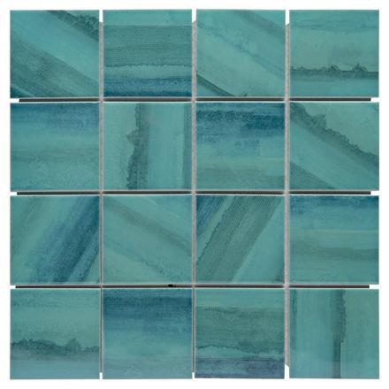 Playa Del Carmen 3 in. Square Porcelain Mosaic Playa Del Carmen 3 in. Square Porcelain Mosaic