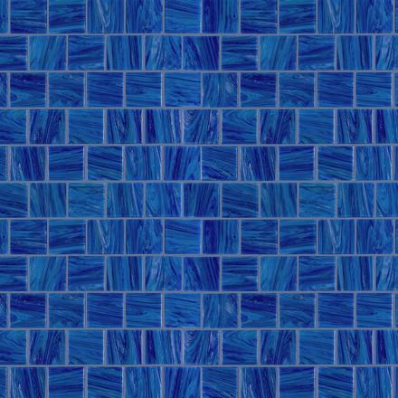 Bay Blue Hot Glass Square Mosaic Bay Blue Hot Glass Square Mosaic