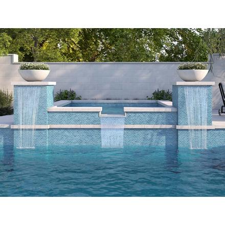 Irina Hot Glass Rectangle Mosaic Irina Hot Glass Rectangle Mosaic