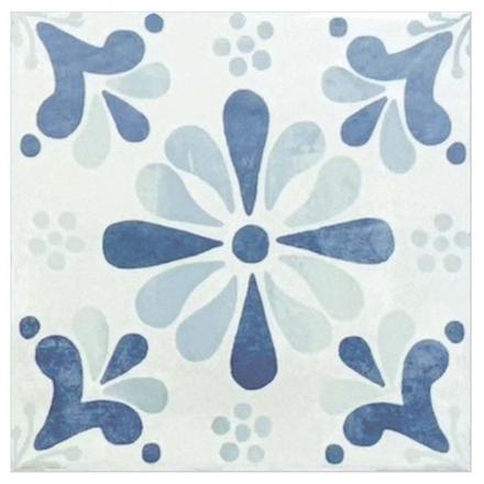 Bluebell Floral Porcelain Tile Bluebell Floral Porcelain Tile