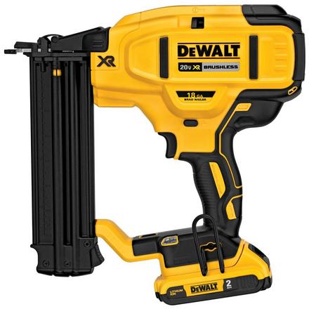 DeWalt 20V 18 Gauge Cordless Brad Nailer Kit DeWalt 20V 18 Gauge Cordless Brad Nailer Kit