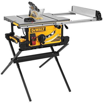 DeWalt 10in. Tablesaw with Scissor Stand DeWalt 10in. Tablesaw with Scissor Stand