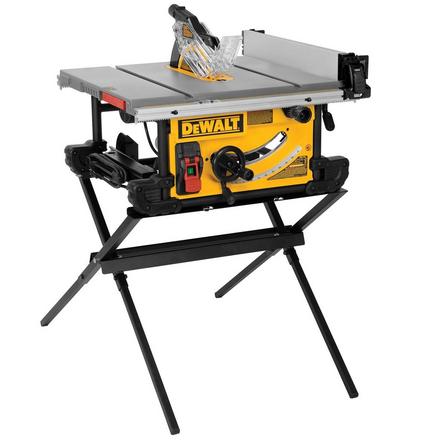 DeWalt 10in. Tablesaw with Scissor Stand DeWalt 10in. Tablesaw with Scissor Stand