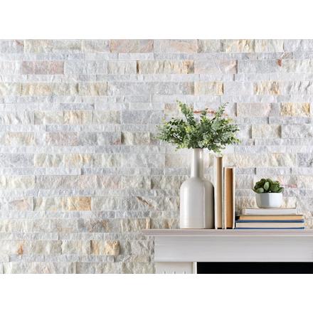 Golden White Marble Splitface Ledger Panel Golden White Marble Splitface Ledger Panel