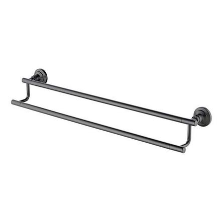 Jolie Matte Black 24 in. Double Towel Bar Jolie Matte Black 24 in. Double Towel Bar
