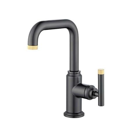 Duke Single Handle Brushed Gold and Matte Black Bath Faucet Duke Single Handle Brushed Gold and Matte Black Bath Faucet