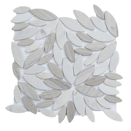 Palmetto Sand Blonde Tumbled Pebble Mosaic Palmetto Sand Blonde Tumbled Pebble Mosaic