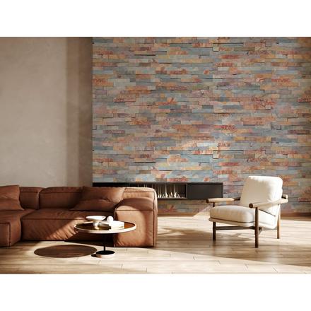 Multi Color Slate Stacked Stone Ledger Panel Multi Color Slate Stacked Stone Ledger Panel