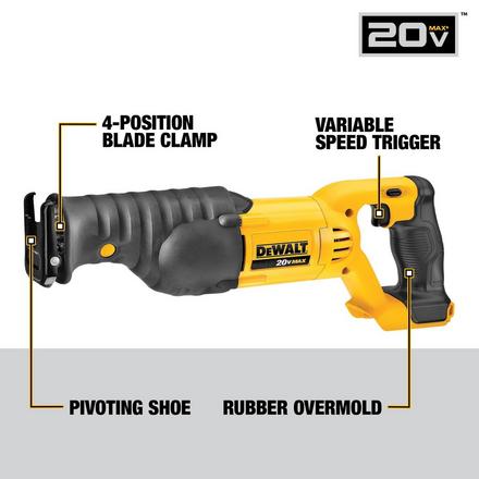 DeWalt 20V Reciprocating Saw DeWalt 20V Reciprocating Saw