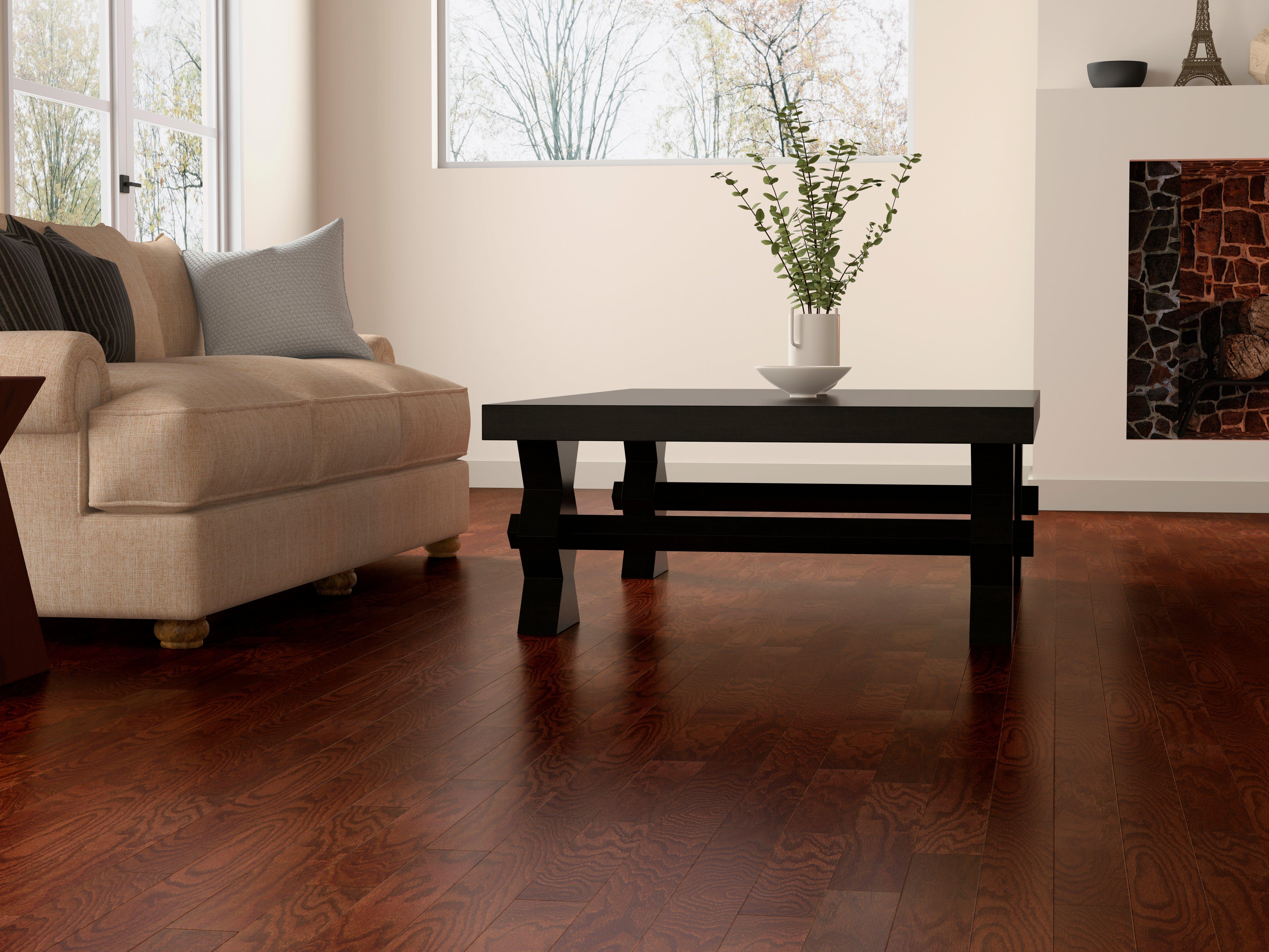 Cherry Red Oak Smooth Engineered Hardwood