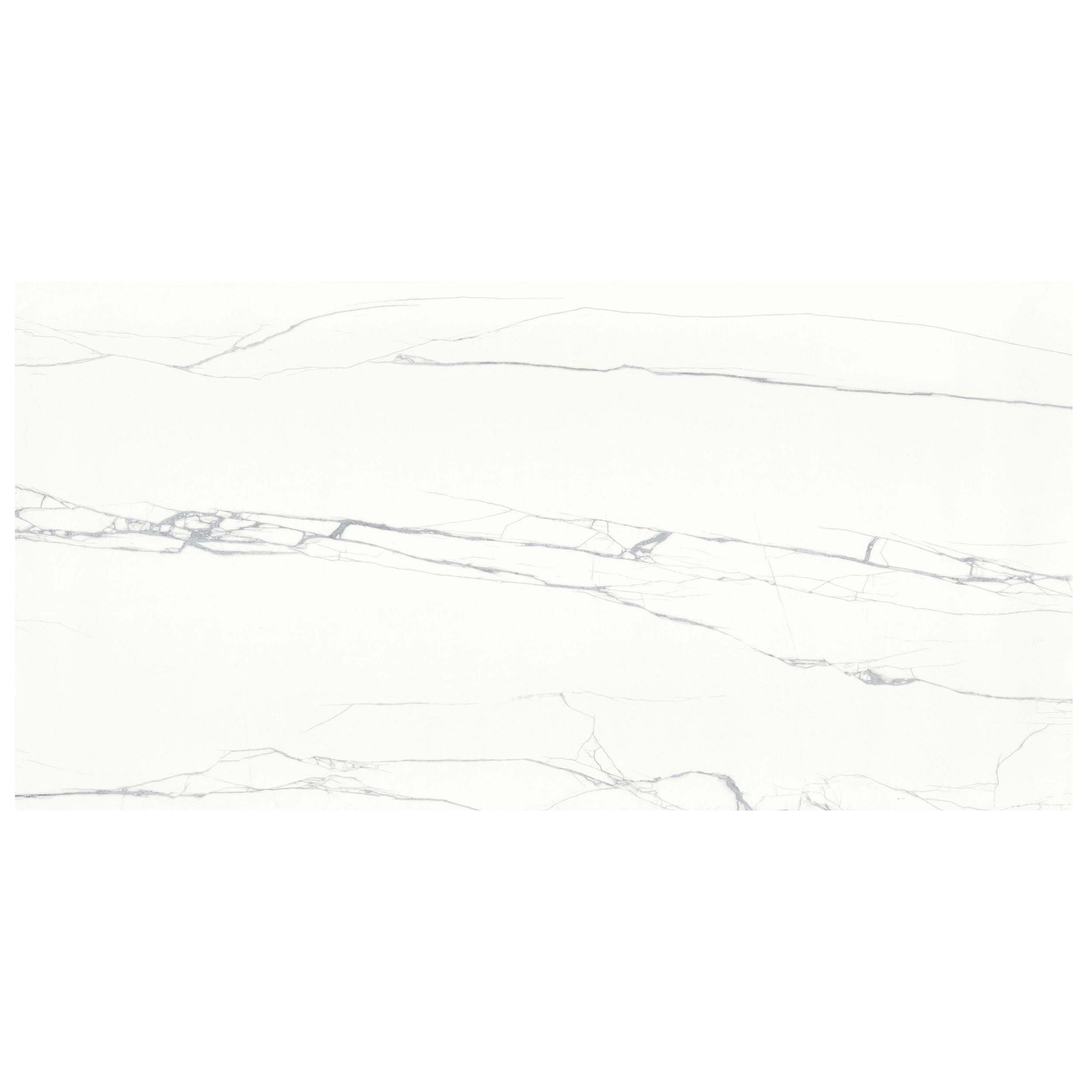 Giacometti White Polished Porcelain Tile